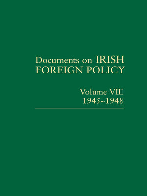 cover image of Documents on Irish Foreign Policy